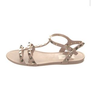 Valentino Garavani Beige Studded Sandals